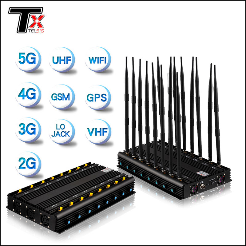 Desktop External Antenna Phone Signal Jammer