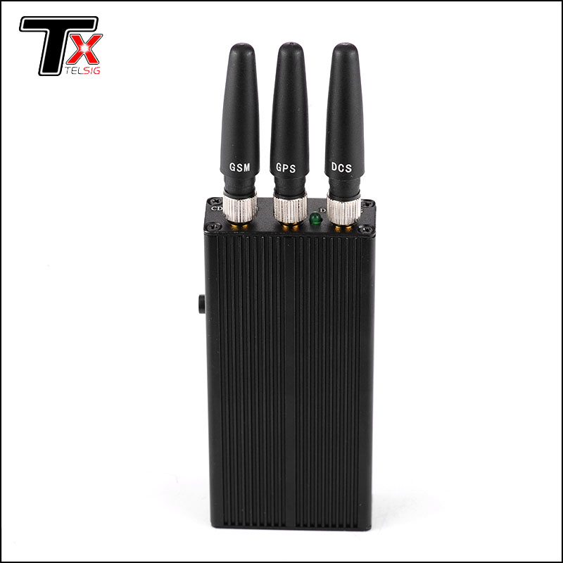 GPS Signal Jammer 3 Channel Portable Cell Phone Jammer