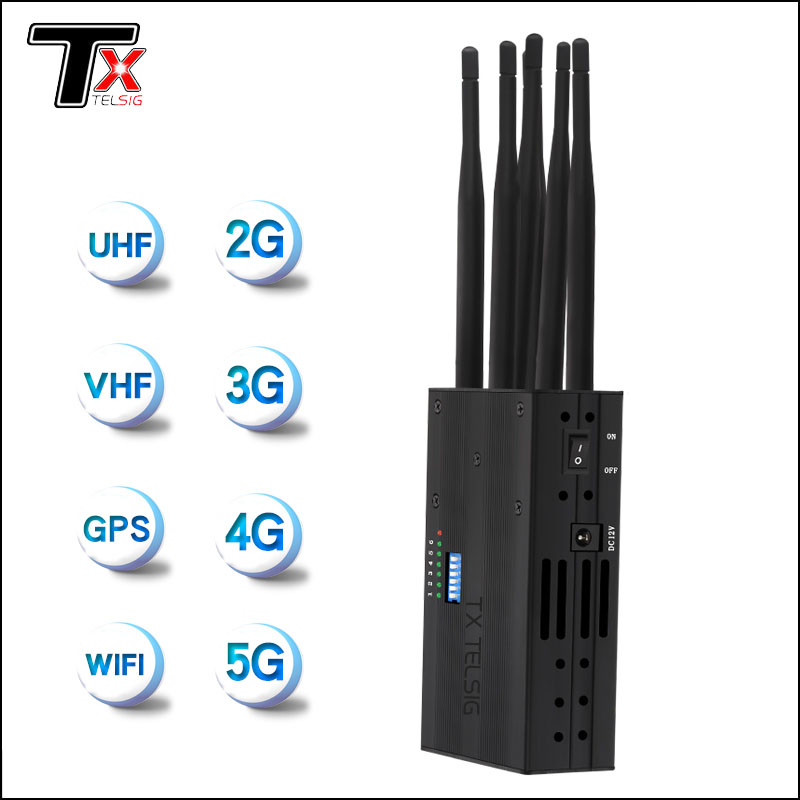 Handheld 6 Channel Phone Signal Blocker