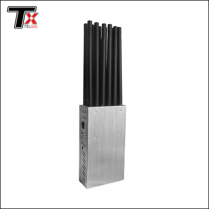 Handheld Cell phone signal jammer Car GPS Jammer