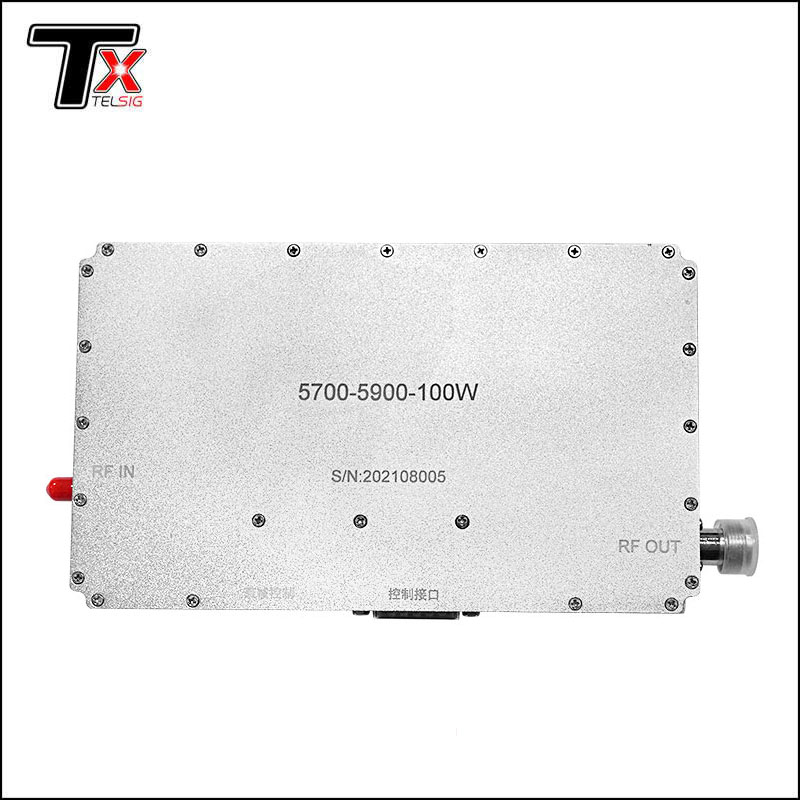 5.8G 5700-5900MHz 50W 100W Anti Drone RF Power Amplifier